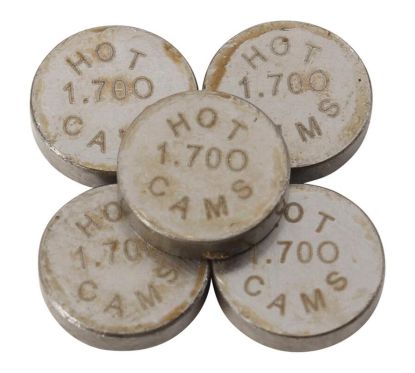 Pastilles de soupape HOT CAMS Ø7,48x1,70mm - jeu de 5
