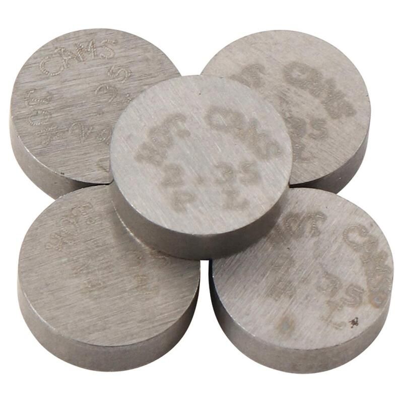 Pastilles de soupape HOT CAMS Ø7,48x2,35mm - jeu de 5 Pastilles de soupape HOT CAMS Ø7,48x2,35mm - jeu de 5