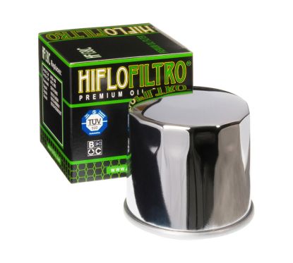 Filtre à huile HIFLOFILTRO chrome - HF138C