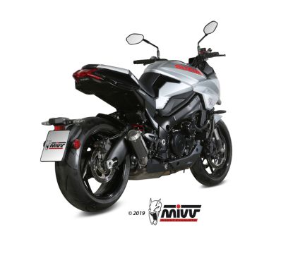 Silencieux MIVV MK3 carbone/casquette inox Suzuki GSX-S1000