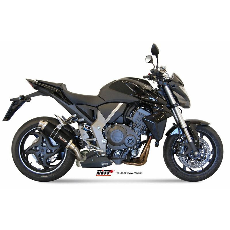 Silencieux MIVV GP inox brossé noir Honda CB1000R Silencieux MIVV GP inox brossé noir Honda CB1000R