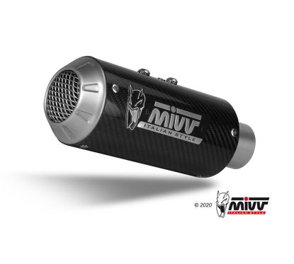 Ligne complète MIVV MK3 - carbone/inox Honda CB125R