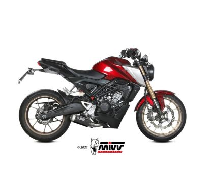Ligne complète MIVV MK3 - carbone/inox Honda CB125R