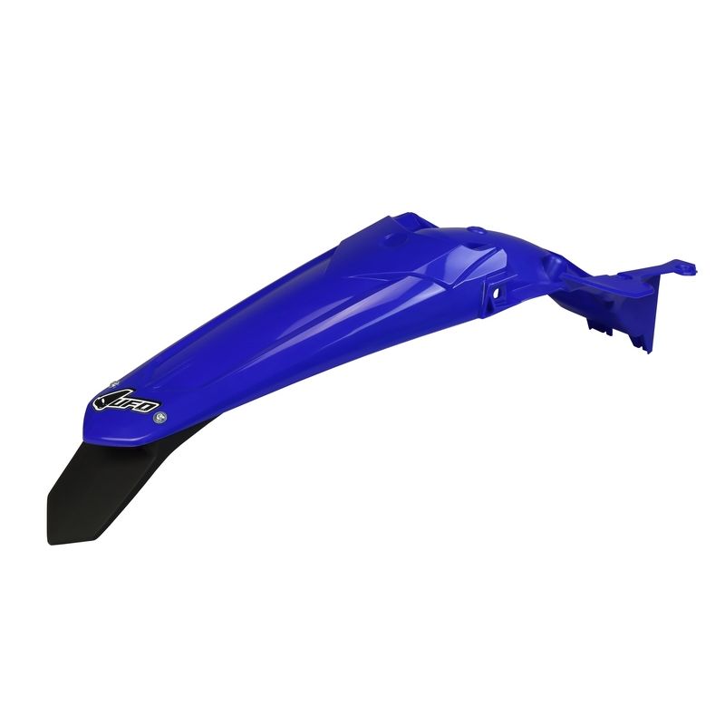 Garde-boue arrière + support de plaque avec feu UFO bleu Yamaha WR450F Garde-boue arrière + support de plaque avec feu UFO bleu Yamaha WR450F
