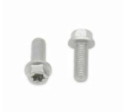Vis tête hexagonale large/Torx BOLT M6x1x16mm 10 pièces