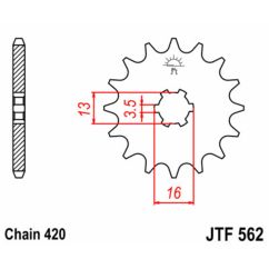 Pignon JT SPROCKETS acier standard - 420