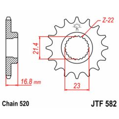 Pignon JT SPROCKETS acier standard - 520