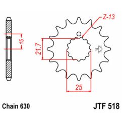 Pignon JT SPROCKETS acier standard - 630