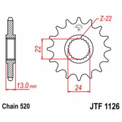 Pignon JT SPROCKETS acier standard - 520