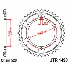 Couronne JT SPROCKETS Acier Standard - 520