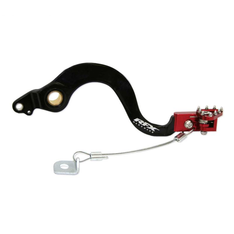 Pédale de frein RFX Pro Series - embout repliable - noir/rouge Pédale de frein RFX Pro Series - embout repliable - noir/rouge
