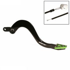 Pédale de frein RFX Pro Series - embout fixe - noir/vert
