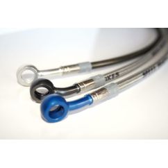 Durite de frein Aviation SPEEDBRAKES carbone/raccord noir