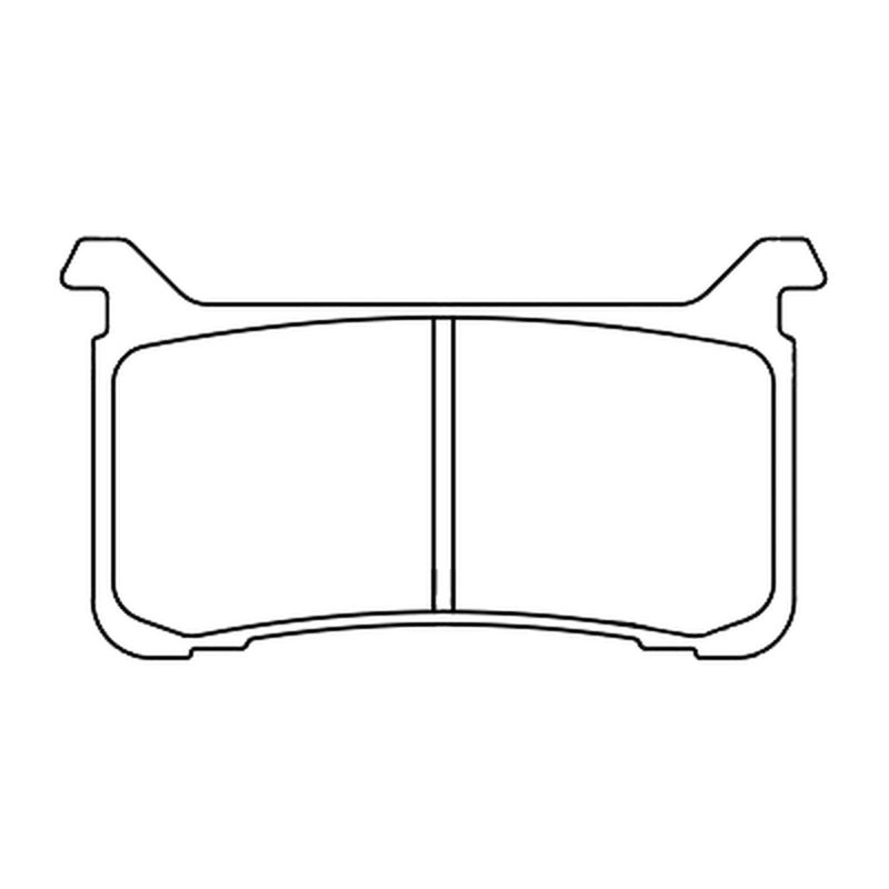 Plaquettes de frein CL BRAKES street métal fritté - 1252XBK5 Plaquettes de frein CL BRAKES street métal fritté - 1252XBK5