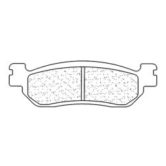 Plaquettes de frein CL BRAKES Route métal fritté - 2828RX3