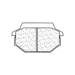 Plaquettes de frein CL BRAKES Quad métal fritté - 1123ATV1