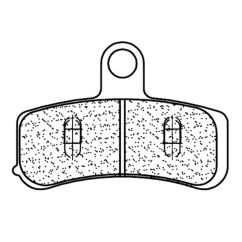 Plaquettes de frein CL BRAKES route métal fritté - 1212A3+