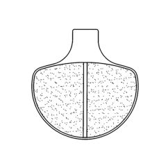 Plaquettes de frein CL BRAKES route métal fritté - 2699A3+