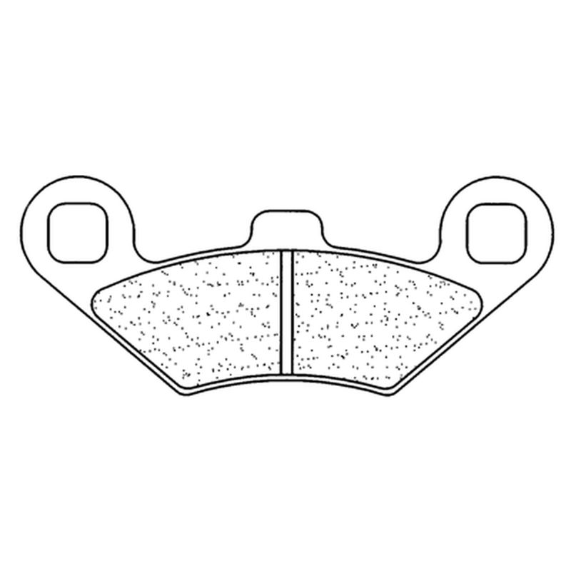 Plaquettes de frein CL BRAKES Quad métal fritté - 2927ATV1