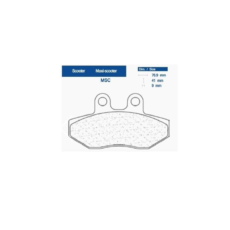 Plaquettes de frein CL BRAKES Maxi Scooter métal fritté - 3077MSC