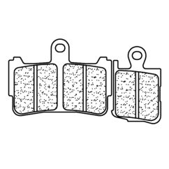 Plaquettes de frein CL BRAKES route métal fritté - 1216XBK5 Plaquettes de frein CL BRAKES route métal fritté - 1216XBK5