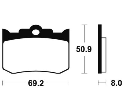 Plaquettes de frein TECNIUM Performance métal fritté - MF178