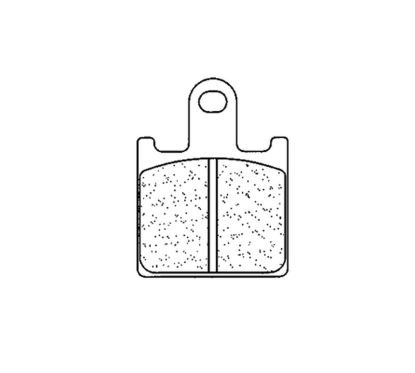 Plaquettes de frein CL BRAKES route métal fritté - 1177A3+