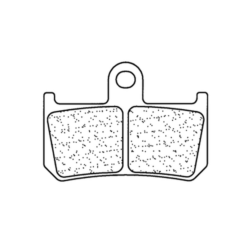 Plaquettes de frein CL BRAKES route métal fritté - 1180XBK5 Plaquettes de frein CL BRAKES route métal fritté - 1180XBK5