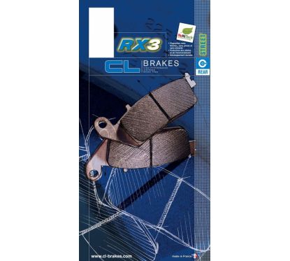 Plaquettes de frein CL BRAKES Route métal fritté - 1241RX3