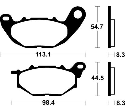 Plaquettes de frein TECNIUM Performance métal fritté - MF431