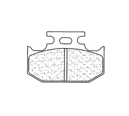 Plaquettes de frein CL BRAKES Quad métal fritté - 1235ATV1