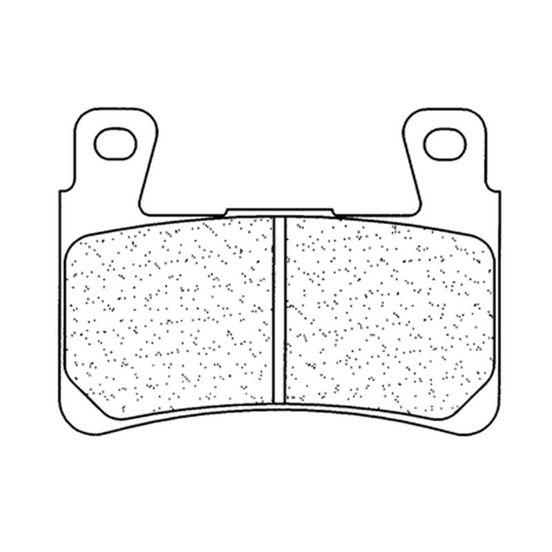 Plaquettes de frein CL BRAKES Racing métal fritté - 2711C60 Plaquettes de frein CL BRAKES Racing métal fritté - 2711C60