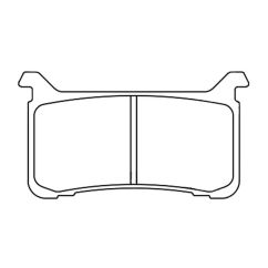 Plaquettes de frein CL BRAKES street métal fritté - 1252A3+