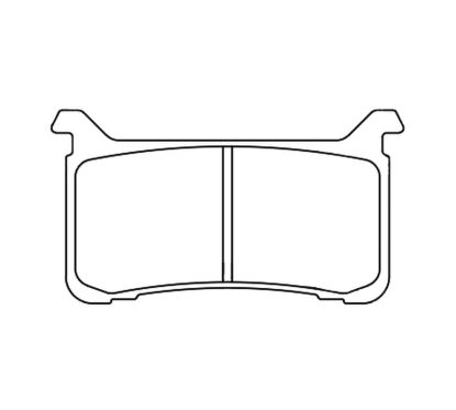 Plaquettes de frein CL BRAKES street métal fritté - 1252A3+
