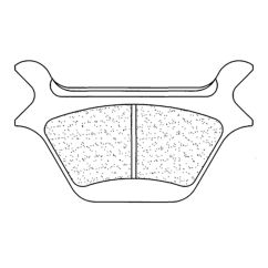 Plaquettes de frein CL BRAKES Route métal fritté - 2370RX3