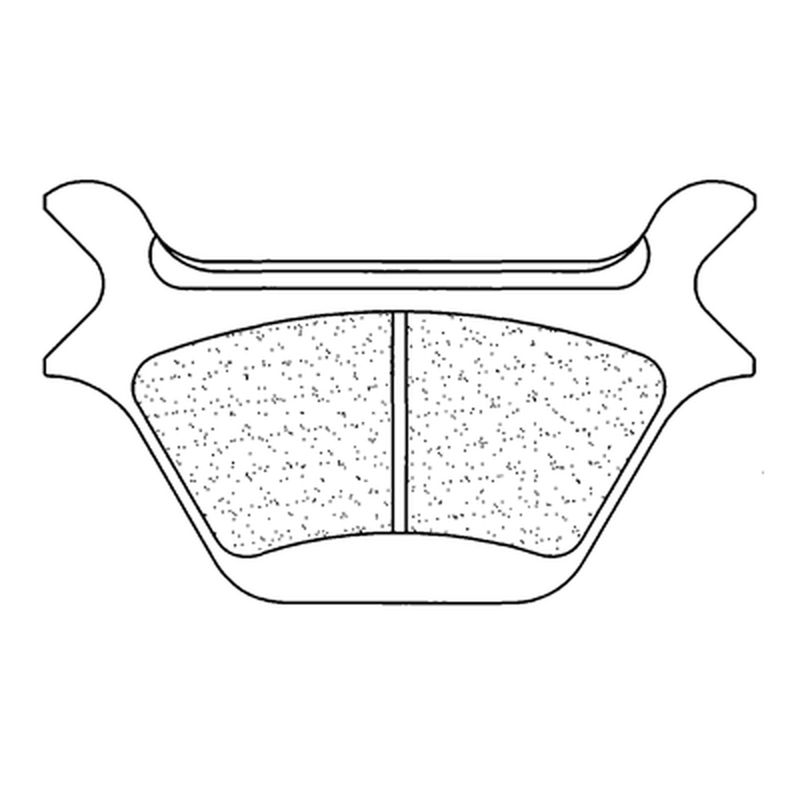 Plaquettes de frein CL BRAKES Route métal fritté - 2370RX3