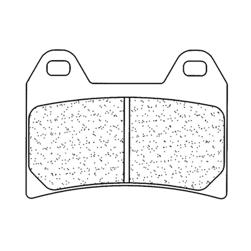 Plaquettes de frein CL BRAKES route métal fritté - 2539XBK5 Plaquettes de frein CL BRAKES route métal fritté - 2539XBK5