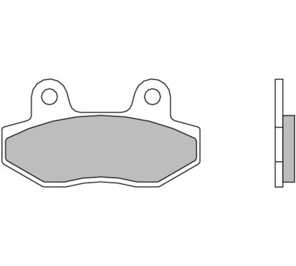 Plaquettes de frein BREMBO Scooter carbone céramique - 07080