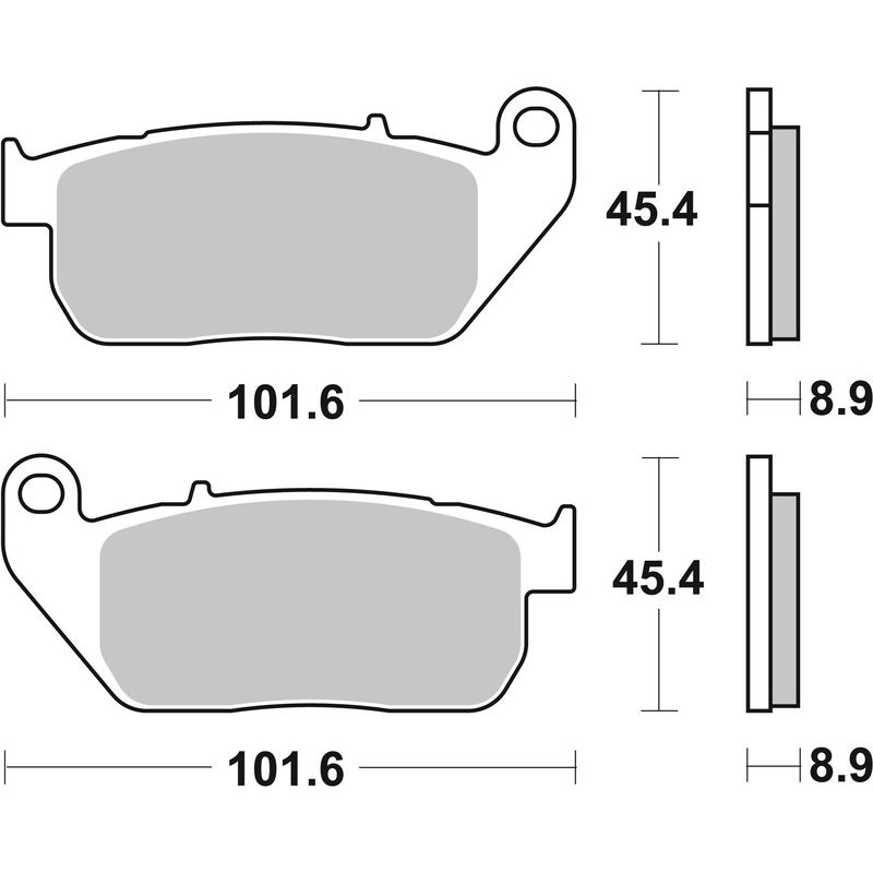 Plaquettes de frein BREMBO route métal fritté - 07HD13SA Plaquettes de frein BREMBO route métal fritté - 07HD13SA