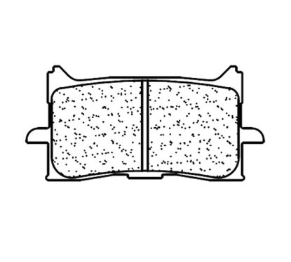 Plaquettes de frein CL BRAKES route métal fritté - 1245A3+