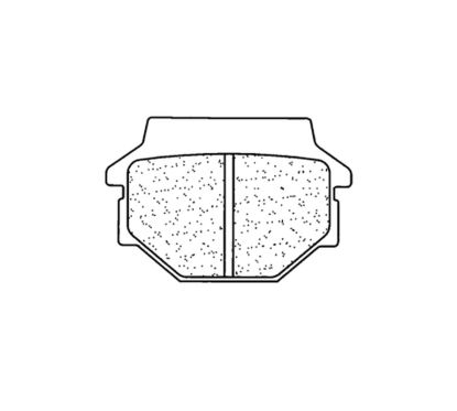 Plaquettes de frein CL BRAKES Off-Road métal fritté - 2306MX10