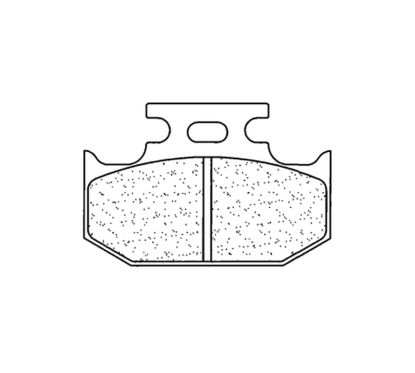 Plaquettes de frein CL BRAKES Route métal fritté - 2299RX3