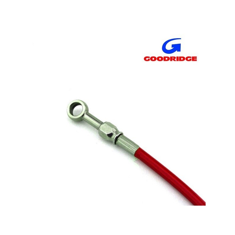 Durite Aviation 30cm ROUGE - Raccords INOX