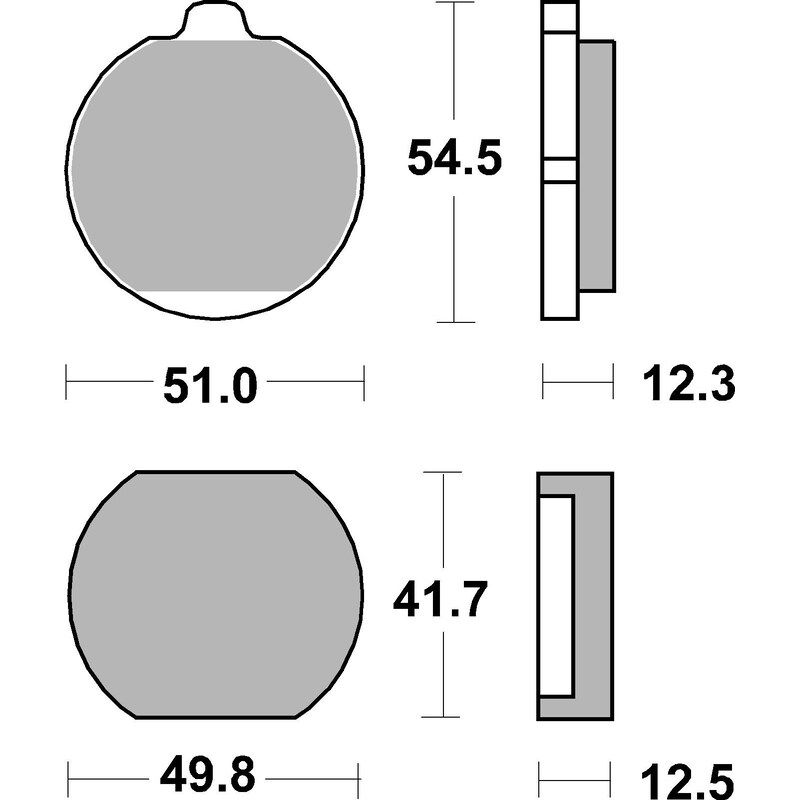 Plaquettes de frein BREMBO route carbone céramique - 07KA0122 Plaquettes de frein BREMBO route carbone céramique - 07KA0122