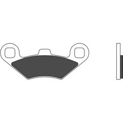 Plaquettes de frein BREMBO Scooter métal fritté - 07104XS