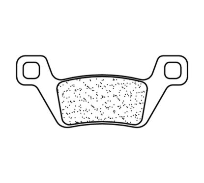 Plaquettes de frein CL BRAKES Quad métal fritté - 1238ATV1