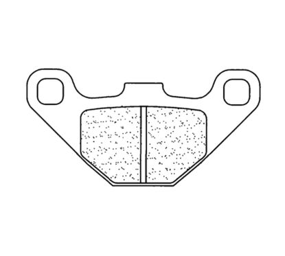 Plaquettes de frein CL BRAKES Off-Road métal fritté - 2306X59