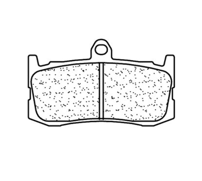 Plaquettes de frein CL BRAKES Racing métal fritté - 1209C60