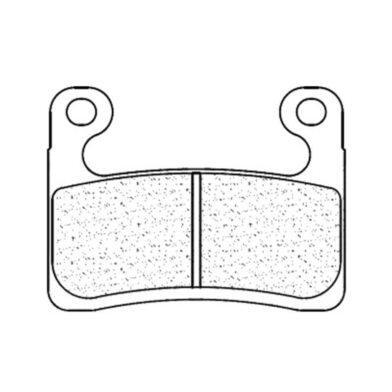 Plaquettes de frein CL BRAKES Racing métal fritté - 1257C60
