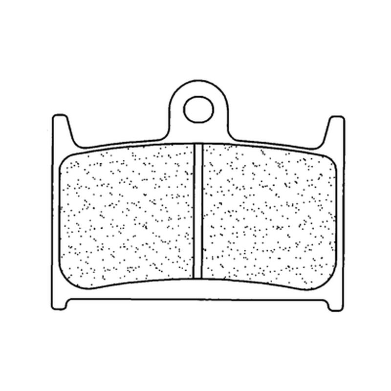 Plaquettes de frein CL BRAKES Racing métal fritté - 2246C60